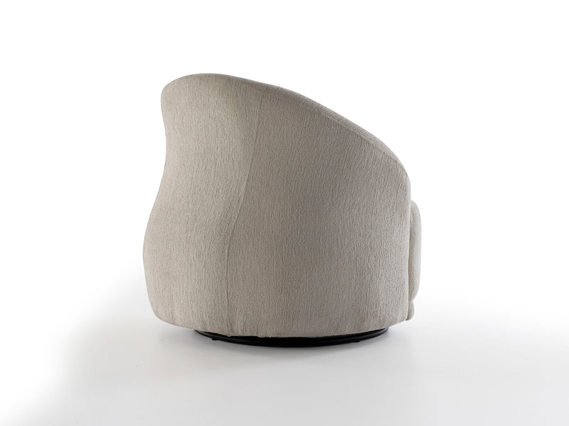 Gloria 4-pieces (2 Sofa & 2 Swivel Chair) Livingroom in Cream - 200-ZEN-GLO-CRE-3311