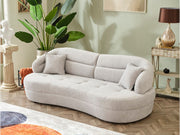 Gloria Convertible Sofa Cream in Cream - 101-GLO-MIL04-3
