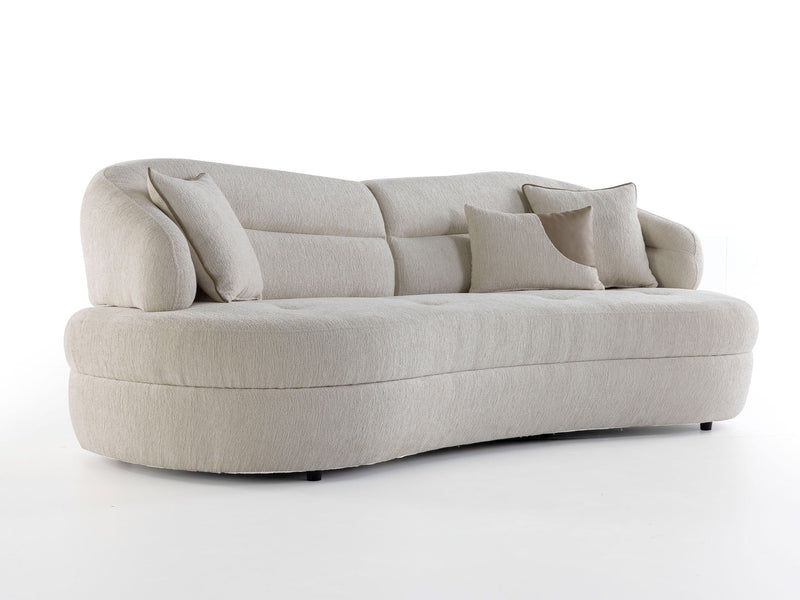 Gloria Convertible Sofa in Cream - 200-ZEN-GLO-CRE-3