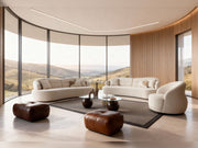 Gloria Convertible Sofa in Cream - 200-ZEN-GLO-CRE-3