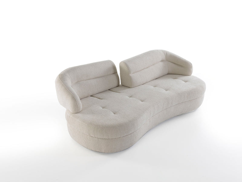 Gloria Convertible Sofa in Cream - 200-ZEN-GLO-CRE-3