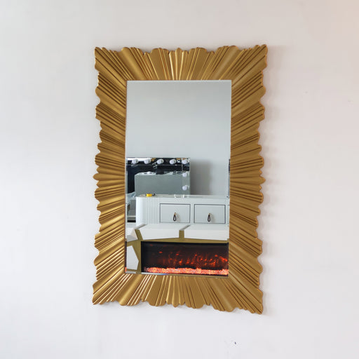 GMR101 GOLDEN LEAF WALL MIRROR - 210000007819