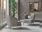 Gokce 4-pieces (2 Sofa & 2 Chair) Livingroom Set Grey in Grey - 101-GOK-E54635502-3311