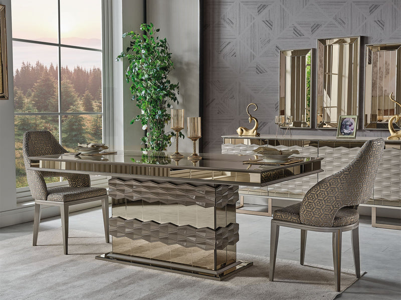 Gokce Dining Table - 115-GOK-DT-6