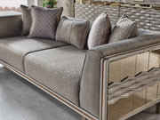 Gokce Stationary Sofa Grey in Grey - 101-GOK-E54635502-3