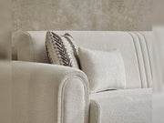 Gold Convertible Sofa in Cream - 200-SER-GOL-PINAR03-3