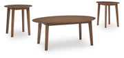 Gordonay Brown Table (Set of 3) - T155-13