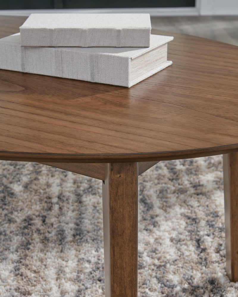 Gordonay Brown Table (Set of 3) - T155-13