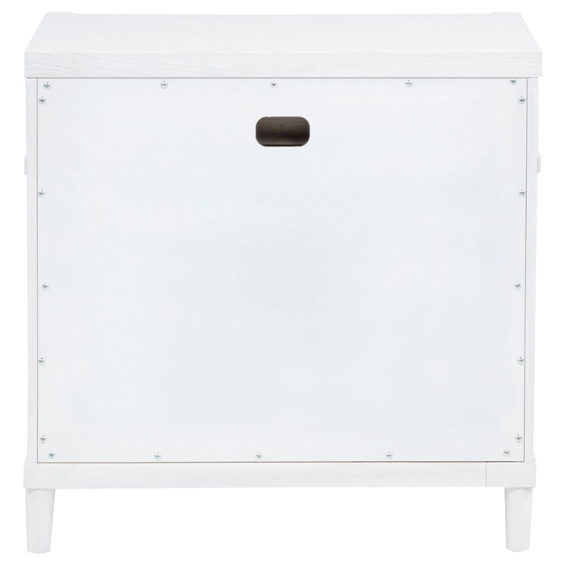 Gracemont 3-drawer Bedroom Nightstand Bedside Table White - 225072