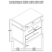 Gracemont 4-piece California King Bedroom Set White - 225071KW-S4
