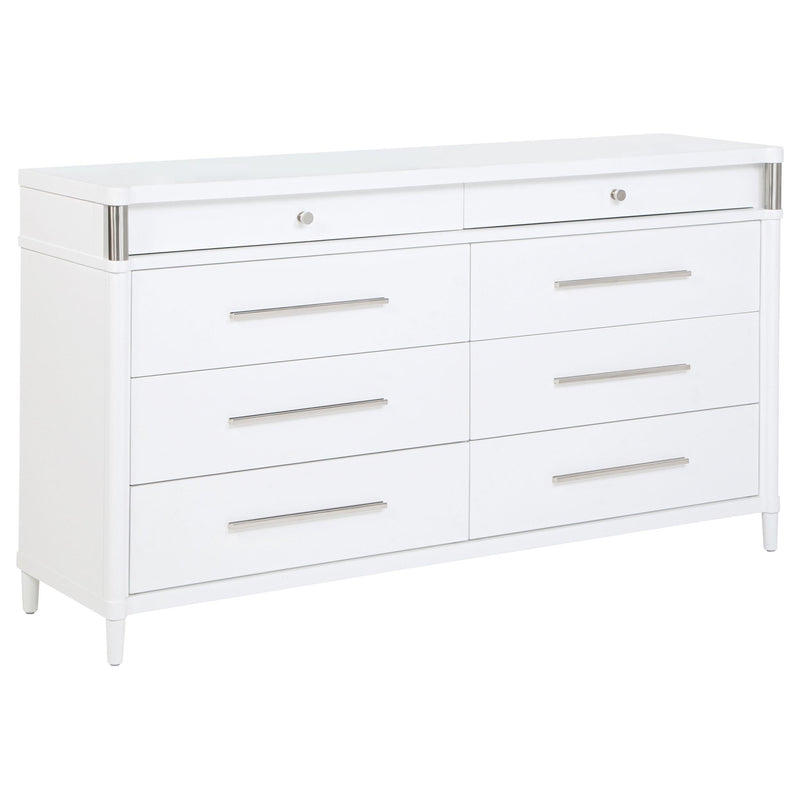 Gracemont 4-piece Eastern King Bedroom Set White - 225071KE-S4