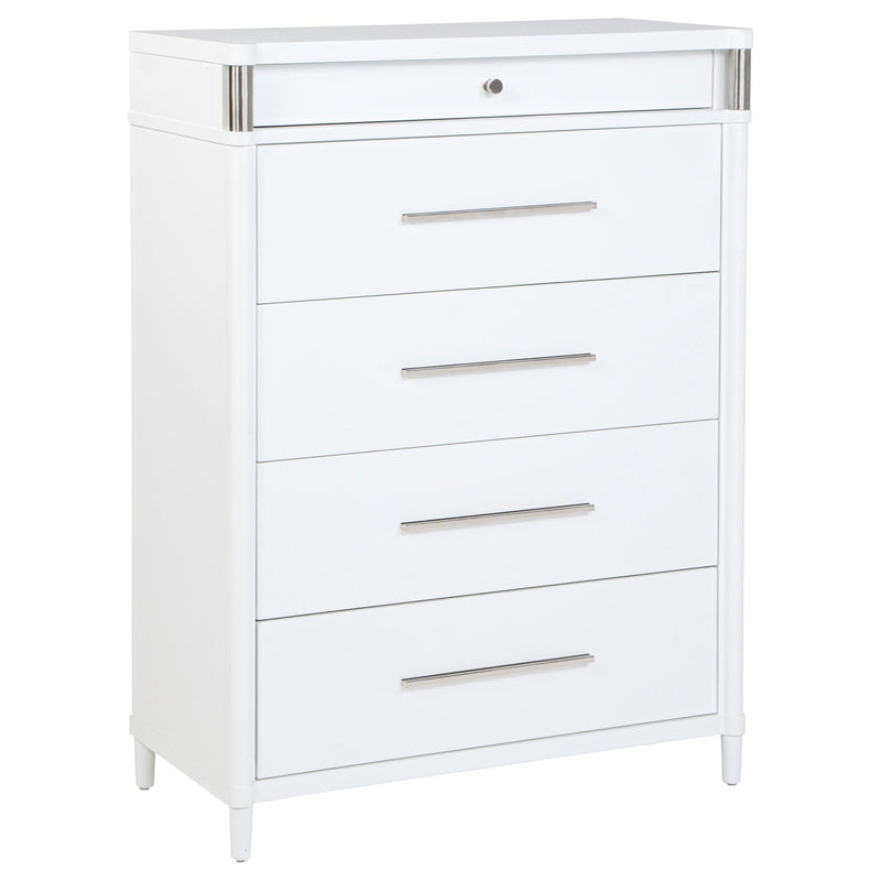 Gracemont 5-piece Eastern King Bedroom Set White - 225071KE-S5