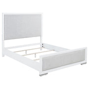 Gracemont 57-inch Queen Panel Bed Grey and White - 225071Q