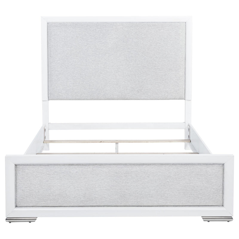 Gracemont 57-inch Queen Panel Bed Grey and White - 225071Q