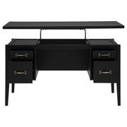 Graham 54-inch 4-drawer Double Pedestal Lift Top Computer Desk Black - 800866