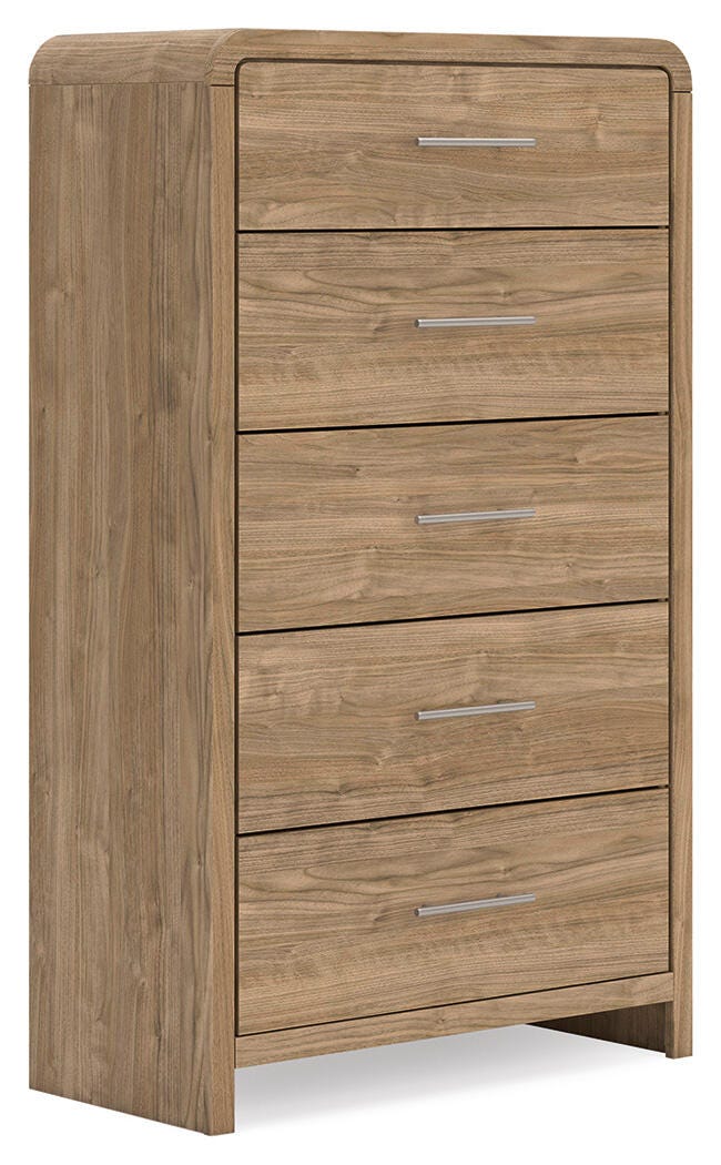 Gramburg Warm Natural Brown Chest of Drawers - PCB1121-46