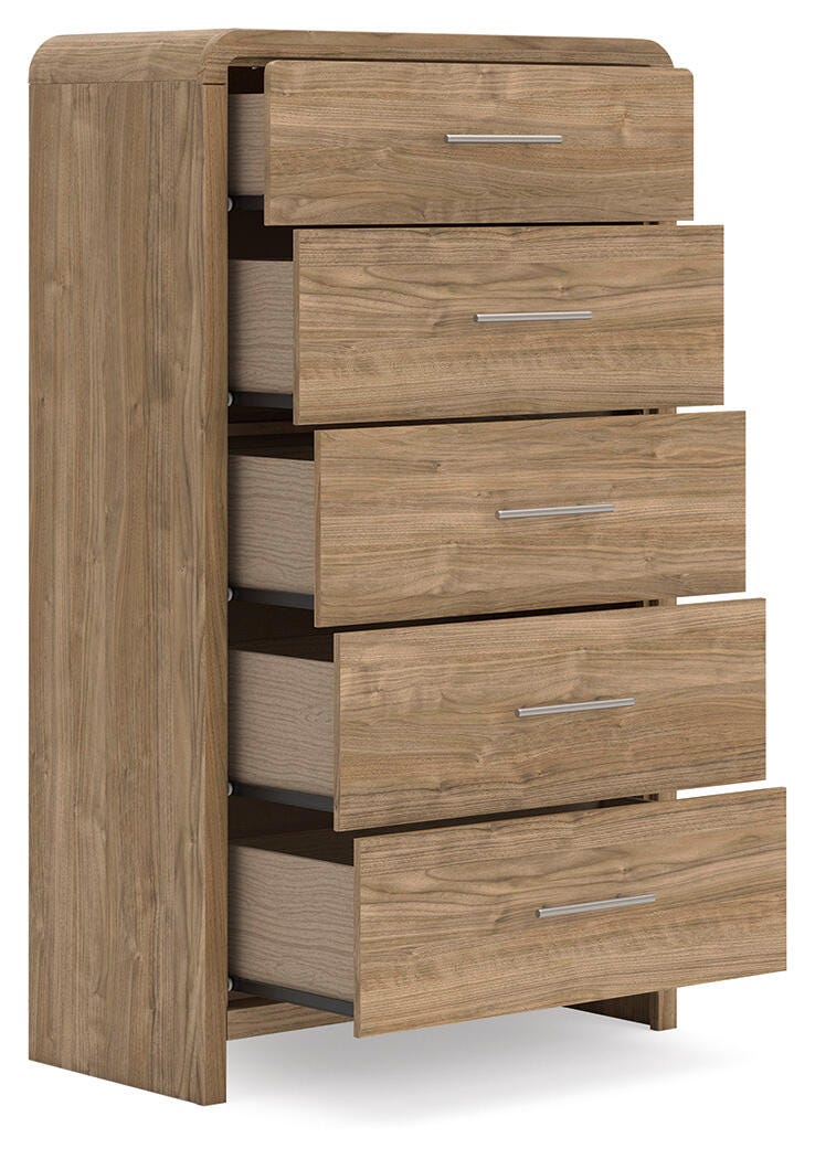 Gramburg Warm Natural Brown Chest of Drawers - PCB1121-46
