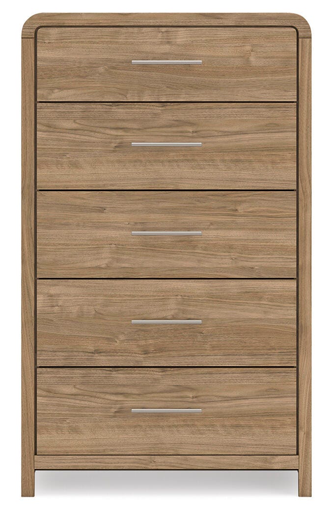 Gramburg Warm Natural Brown Chest of Drawers - PCB1121-46