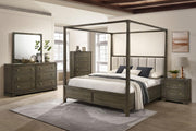 Gran Park 2-drawer Nightstand Bedside Table Dark Cocoa - 224932