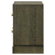 Gran Park 2-drawer Nightstand Bedside Table Dark Cocoa - 224932