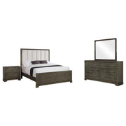 Gran Park 4-piece Eastern King Bedroom Set Dark Cocoa - 224930KE-S4