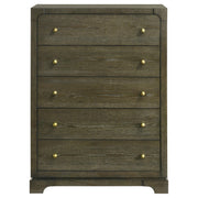 Gran Park 5-drawer Bedroom Chest of Drawers Dark Cocoa - 224935