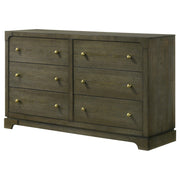 Gran Park 6-drawer Dresser Cabinet Dark Cocoa - 224933