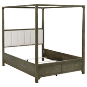 Gran Park Queen Canopy Bed Dark Cocoa - 224931Q