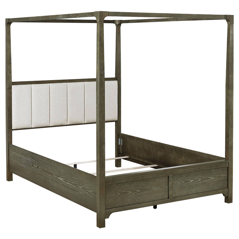 Gran Park Queen Canopy Bed Dark Cocoa - 224931Q