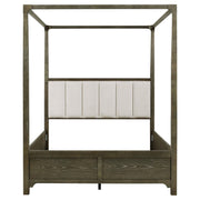 Gran Park Queen Canopy Bed Dark Cocoa - 224931Q