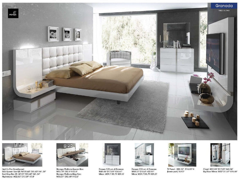 Granada Bed Queen - DMV FurnitureQueen Bed