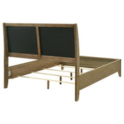 Granada Upholstered California King Panel Bed Natural Pine - 224921KW