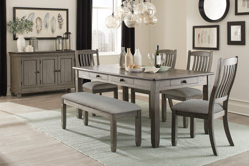 Granby Antique Gray Dining Set - DMV FurnitureDining Room Set