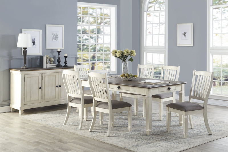 Granby Antique White Dining Set - DMV FurnitureDining Room Set
