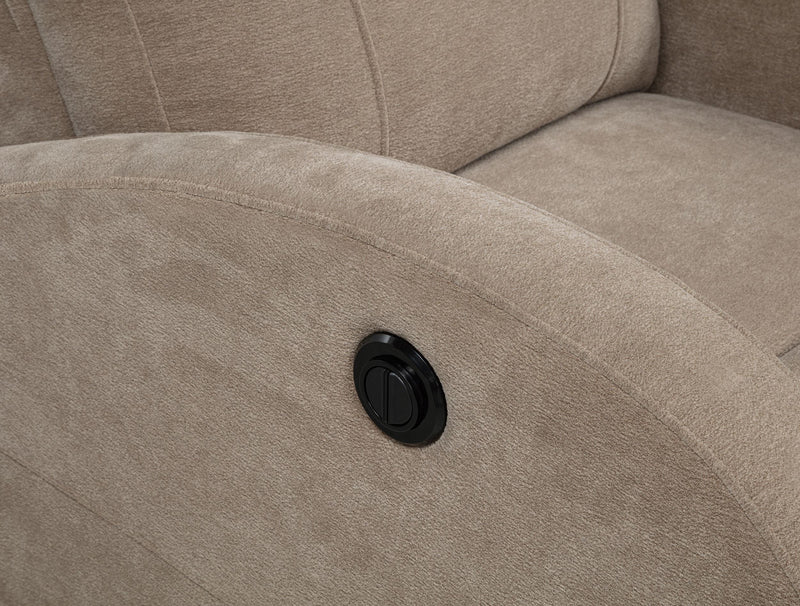 Grant Fabric Upholstered Power Recliner Chair Camel - 603303P