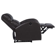 Grant Upholstered Power Recliner Chair Brown - 601500P