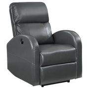 Grant Upholstered Power Recliner Chair Grey - 601499P
