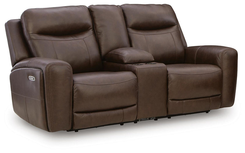 Gravier Cordova Power Reclining Loveseat with Console - U1330118