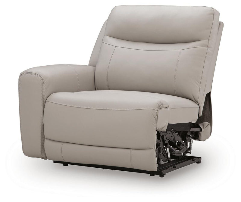 Gravier Gray Left-Arm Facing Power Recliner - U1330058