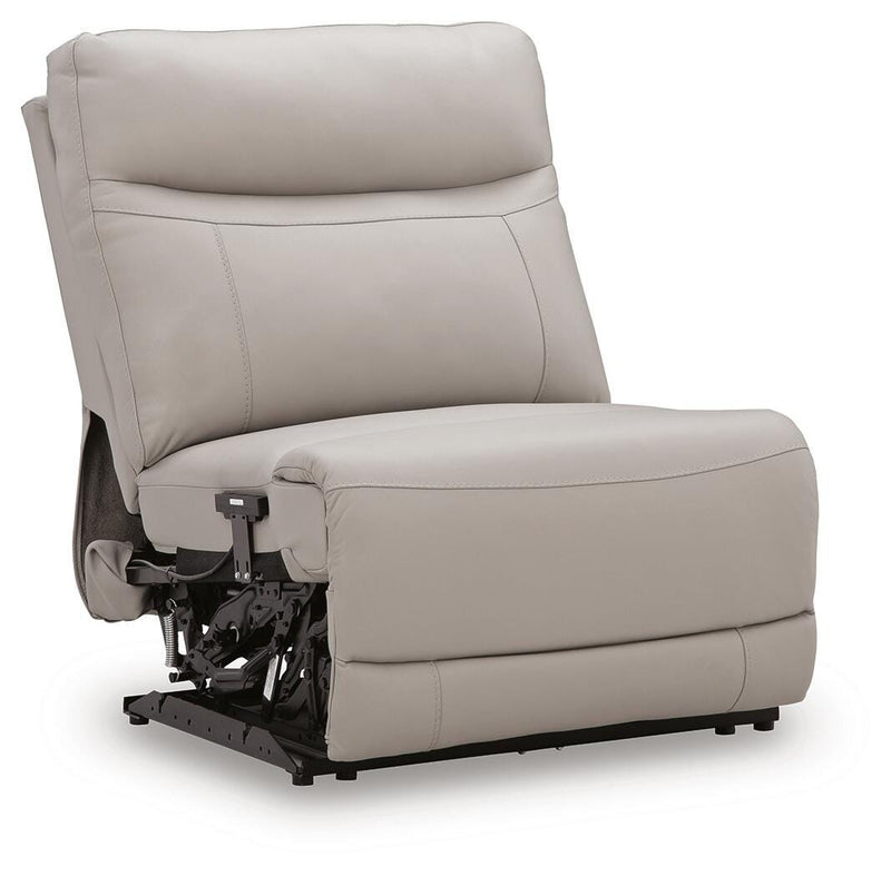 Gravier Gray Power Armless Recliner - U1330031