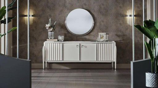 Gravita Buffet/Gravita Marble)/ Ivory Leg - DMV FurnitureHutch & Buffet