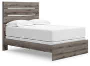 Graystorm Brown Gray Full Panel Bed - PCB2405B13