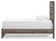 Graystorm Brown Gray Twin Panel Bed - PCB2405B12