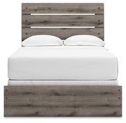 Graystorm Full Panel Bed, Dresser, Mirror and 2 Nightstands in Brown Gray - PKG021341