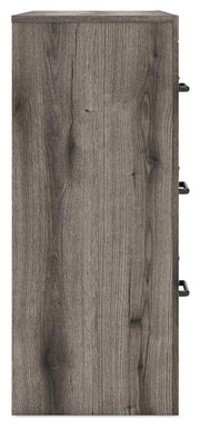 Graystorm Full Panel Storage Bed, Dresser and Nightstand in Brown Gray - PKG021378
