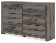 Graystorm Full Panel Storage Bed, Dresser and Nightstand in Brown Gray - PKG021378