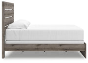 Graystorm King Panel Bed, Dresser, Mirror and 2 Nightstands in Brown Gray - PKG021356