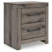 Graystorm King Panel Bed, Dresser, Mirror and 2 Nightstands in Brown Gray - PKG021356