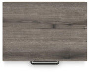 Graystorm King Panel Bed, Dresser, Mirror and 2 Nightstands in Brown Gray - PKG021356