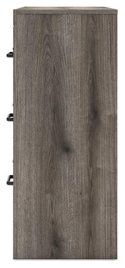 Graystorm Queen Panel Bed and Dresser in Brown Gray - PKG021353